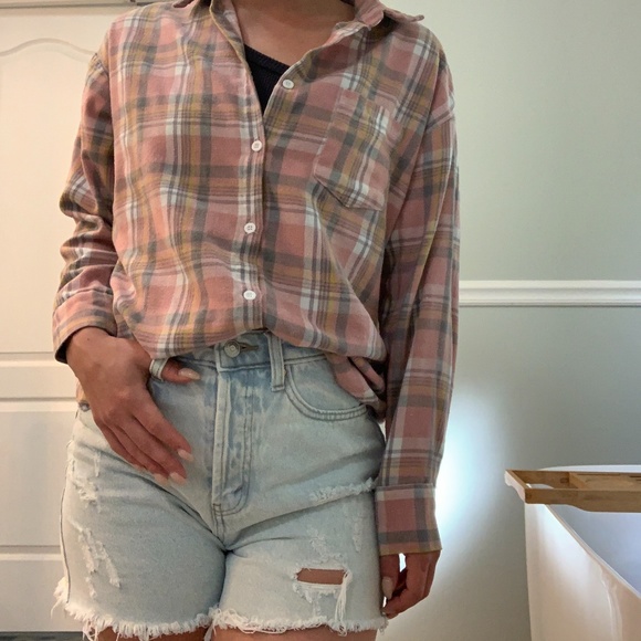 Thick pink flannel - Picture 1 of 2